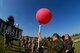 U.S. Airmen and NATO service members watch a weather balloon presentation conducted by Polish Air Force troops at McCully Barracks, Germany, June 15, 2017. Ramstein’s7th Weather Squadron invited allies from Germany, Poland, and Hungary to participate in Exercise Cadre Focus 17-1. Participants exchanged information about how they conduct weather-related operations. (U.S. Air Force photo by Airman 1st Class Joshua Magbanua)