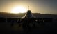 An F-16 Fighting Falcon, belonging to the 555th Expeditionary Fighter Squadron, sits on the ramp as 455th Expeditionary Aircraft Maintenance Squadron Airmen work on it at Bagram Airfield, Afghanistan, June 16, 2017. The 555th EFS, deployed out of Aviano Air Base, Italy, conducts counterterrorism operations which enable Resolute Support’s train, advise, and assist campaign. (U.S. Air Force photo by Staff Sgt. Benjamin Gonsier) 