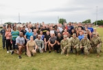 Defense Supply Center Columbus associates and military members celebrate the Army's 242nd birthday on June 14.