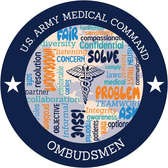 The U.S. Army Medical Command Ombudsman Program has been helping service members and their families navigate through their medical needs after being wounded, ill or injured. Starting in the U.S. Navy as a role filled by military spouses, MEDCOM ombudsmen have transitioned into a vital resource on installations by looking out for the morale and welfare of military families. (U.S. Air Force graphic/Airman 1st Class Kaylee Dubois)