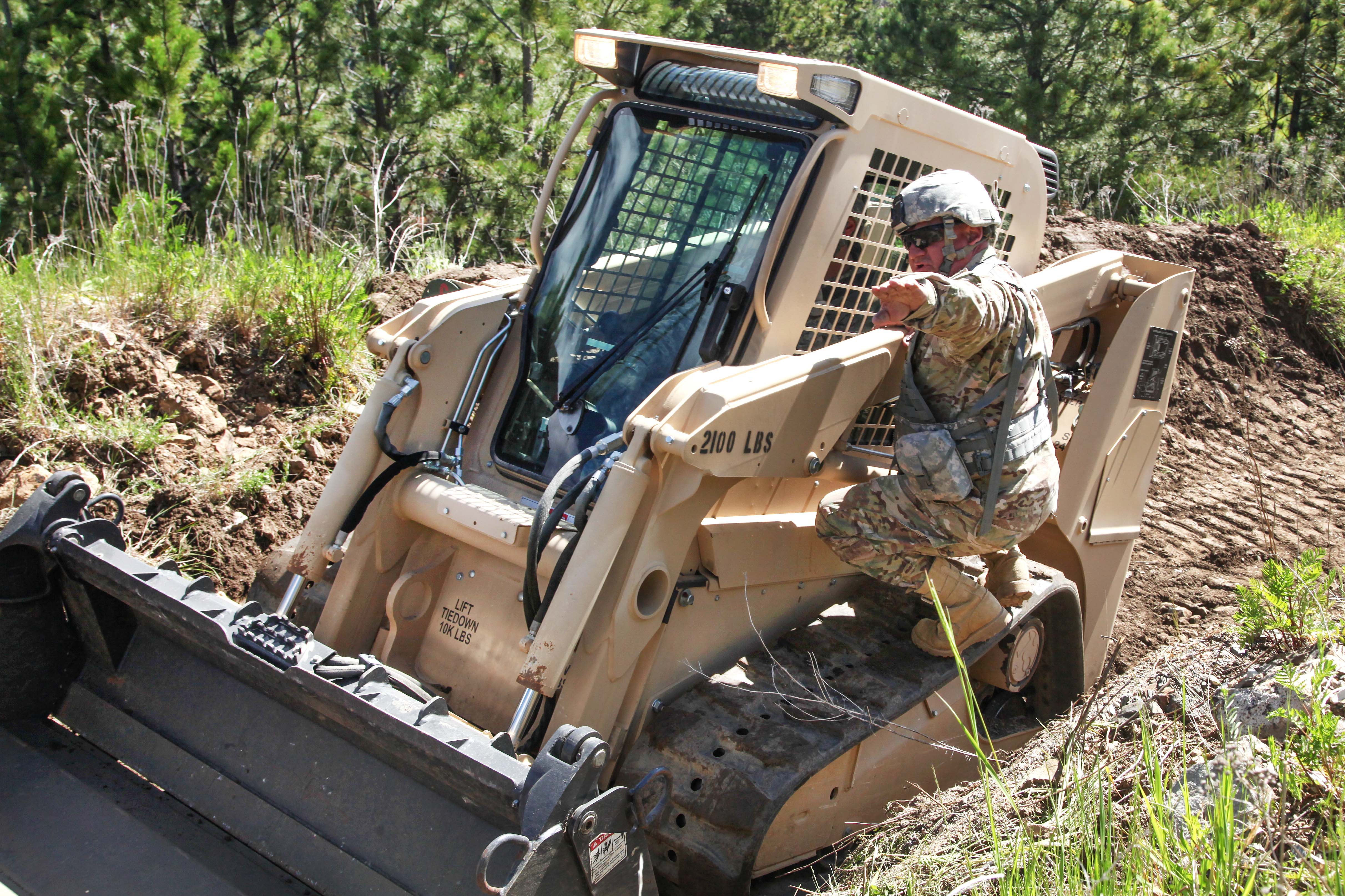 Instructing A Soldier
