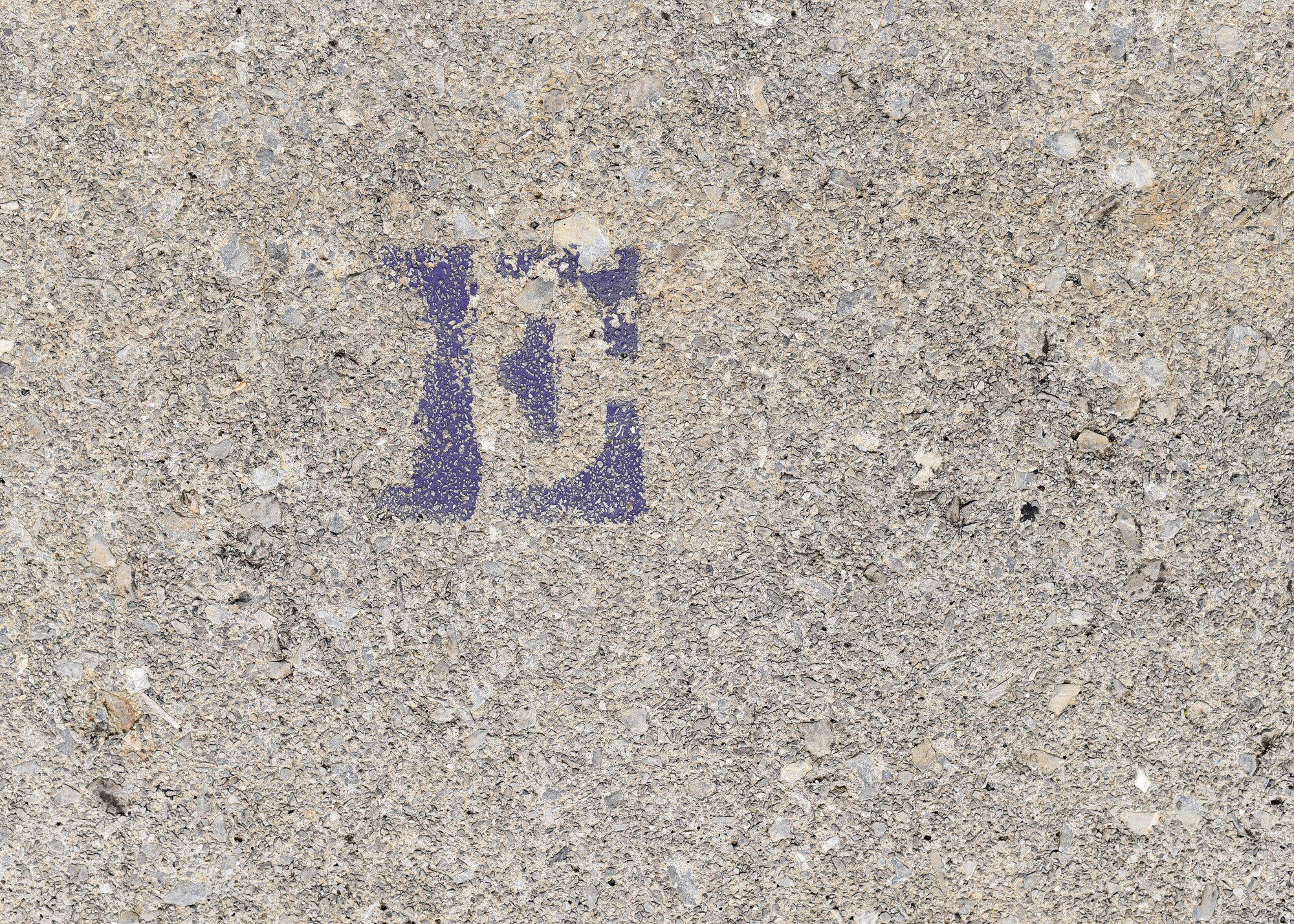 Faded gold-painted bars and purple letters were sidewalk markers that the Air National Guard’s Academy of Military Science officer candidates once used for daily formations at the I.G. Brown Training and Education Center in East Tennessee. AMS commissioned more than 14,600 officers in the six-week program between 1971 and 2009 before moving to Maxwell Air Force Base in Alabama. (U.S. Air National Guard photo by Master Sgt. Mike R. Smith)