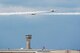 The U.S. Air Force air demonstration squadron “Thunderbirds” perform a maneuver over the Dayton International Airport in Vandalia, Ohio, June 19, 2017. The squadron will be performing for crowds at the Vectren Dayton Air Show later in the week. (U.S. Air Force photo by Wesley Farnsworth)