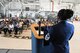 Master Sgt. Wiley Daniels, a Logistics Management Specialist assigned to the 307th Maintenance Group, expresses her gratitude for the support of her friends and family during her retirement ceremony June 3, 2017, at Barksdale Air Force Base, La.  Daniels has been the unit’s Maintenance Production Management and Operations Resources Management Technician and retires after more than 20 years of service. (U.S. Air Force photo by Staff Sgt. Callie Ware/Released)