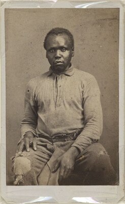 Badly shaken but unscathed by the mine explosion, Abraham became known as the man who was “blown to freedom.” Taken shortly after the siege, Abraham’s portrait would later be displayed in the National Portrait Gallery in Washington, D.C.