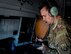 Master Sgt. Dillon Poole, 340th Expeditionary Air Refueling Squadron boom operator, conducts a KC-135 Stratotanker communication systems check during a flight in support of Operation Inherent Resolve, June 20, 2017. The KC-135 provides aerial refueling capabilities as it supports U.S. and coalition forces working to liberate territory and people under the control of ISIS. (U.S. Air Force photo by Staff Sgt. Michael Battles) 