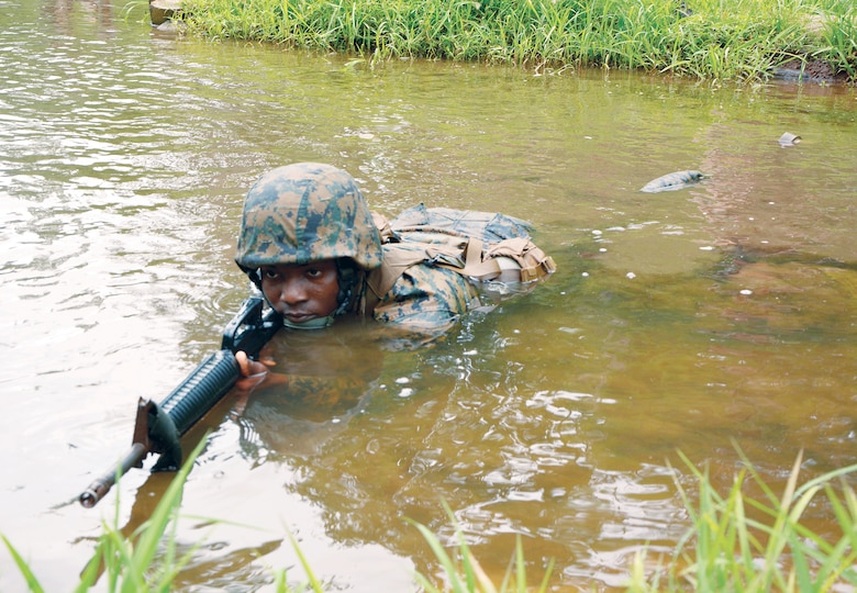 Marines at Officer Candidates School recently celebrated the 50th anniversary of "The Quigley", a rigorous obstacle course that has stood the test of time since 1967.