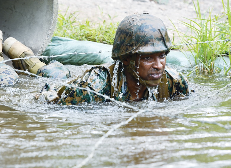 Marines at Officer Candidates School recently celebrated the 50th anniversary of "The Quigley", a rigorous obstacle course that has stood the test of time since 1967.