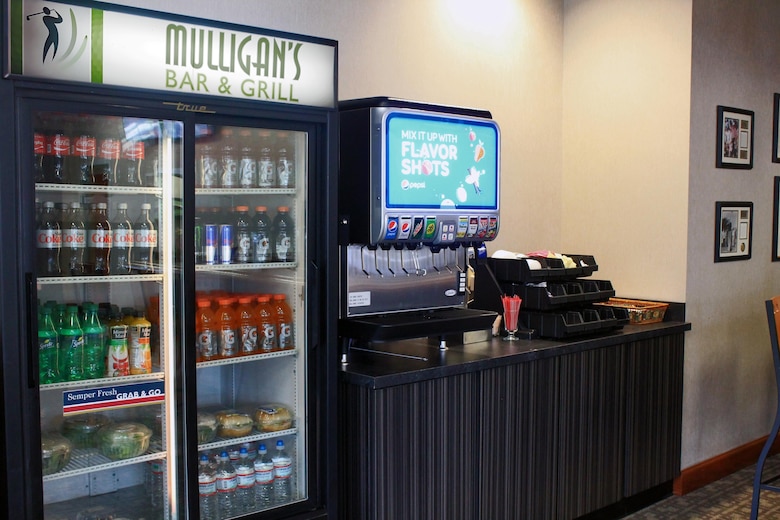 A new grab-and-go area was added to Mulligan's for patron convenience.