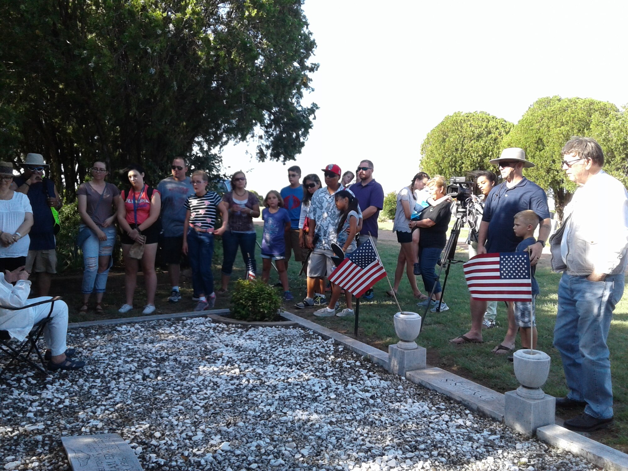 38 Airmen and their dependents experienced an opportunity to learn of the base namesake and his hometown’s extravaganza: The Fort Griffin Fandangle in Albany, Texas June 16, 2017. This opportunity came about via a Heritage ride organized by the Team Dyess Heritage Committee’s Second Quarter Heritage Event. (Courtesy photo)