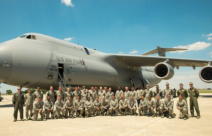 Air Force Academy cadets toured a C-5M Super Galaxy aircraft at the 433rd Airlift Wing June 21, 2017 at Joint Base San Antonio-Lackland, Texas. The third-year cadets are visiting operational units throughout the U.S.to get a better understanding of the different careers available in the Air Force. (U.S. Air Force photo by Benjamin Faske)