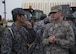 U.S. Air Force 1st Lt. Ross King, right, 35th Civil Engineer Squadron project management officer in charge, speaks with Japan Air Self-Defense Force Capt. Ken’ichiro Oda, left, 3rd Air Wing civil engineer OIC, during a bilateral exchange event at Misawa Air Base, Japan, June 21, 2017. Having bilateral exchanges provides opportunities for Airmen to develop work and personal relationship with the host nation. (U.S. Air Force photo by Senior Airman Deana Heitzman)