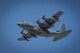 A MC-130J Commando II soars, being used for a ‘fini flight,’ over New Mexico Jun. 1, 2017. Dating back to World War II, the U.S. military has celebrated pilots’ and other experienced officers’ final flights either at their current unit or their career. Pilots use these celebrations as another opportunity to help train accompanying Airmen on their roles aboard the aircraft to ensure mission readiness. (U.S. Air Force photo by Senior Airman Shelby Kay-Fantozzi)