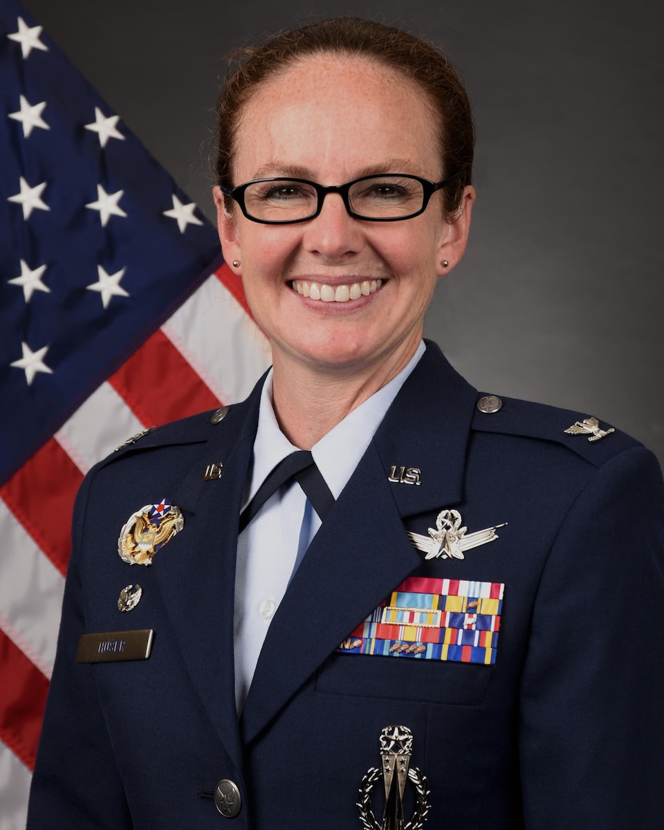 Colonel Stacy J. Huser, 90th Missile Wing commander. (U.S. Air Force photo by Glenn Robertson)