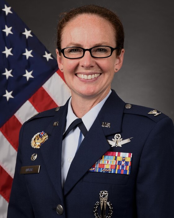 Colonel Stacy J. Huser, 90th Missile Wing commander. (U.S. Air Force photo by Glenn Robertson)