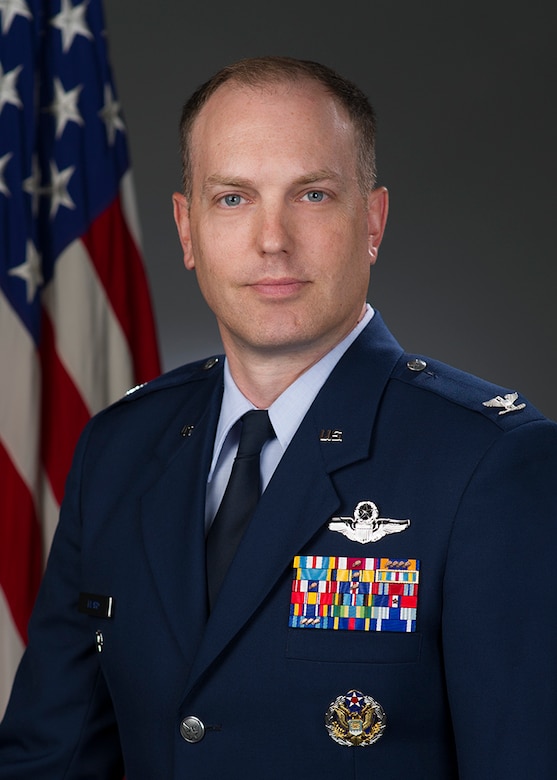 Colonel Matthew A. Leard is the vice commander, 60th Air Mobility Wing, Travis Air Force Base, California. As vice commander he serves as assistant to the commander for the combined efforts of all operations and support activities associated with the worldwide air mobility mission. (U.S. Air Force photo)