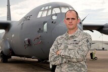 U.S. Air Force Reserve Senior Airman Nolan Bartow, dedicated crew chief, 913th Maintenance Squadron, poses for a photo June 16, 2017. Bartow hopes to make chief, and through Deserving Airmen Commissioning Program, become a Maintenance Officer. (U.S. Air Force photo by Master Sgt. Jeff Walston/Released)