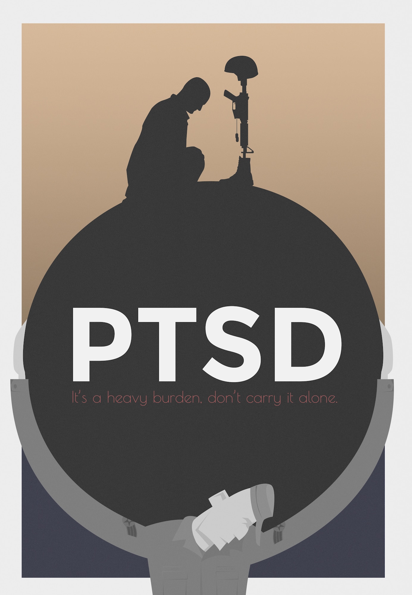 Post-traumatic stress disorder is a mental health condition that can occur after someone has gone through a traumatic event. PSTD has a wide range of symptoms including flashbacks, memory gaps, being easily startled or having a distorted feeling of guilt. Service members don’t have to carry the burden alone. Chaplains, first sergeants, and mental health providers are all resources available to help. (U.S. Air Force graphic/Senior Airman Damon Kasberg)