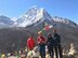 Members of team Whiteman stand over the mountains on the Mount Everest South Base Camp trail May 18, 2017. There are two base camps on opposite sides of Mount Everest, South Base Camp in Nepal and North Base Camp is in Tibet. (courtesy photo)