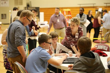 NSWC Crane, Indiana University and DirectEmployers launched the Workplace Simulation Project in the Bloomfield School District.