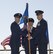 U.S. Air Force Col. John Klein, commander, 60th Air Mobility Wing, Travis AFB, Calif., passes the 60th Maintenance Group guidon to Col. David Hammerschmidt, incoming 60th MXG commander, during a Change of Command Ceremony where Col. Earl Scott relinquished command to Hammerschmidt, June 23, 2017. The 60th Maintenance Group has 2,200 active, civilian, and reserve personnel supporting organizational and field-level maintenance for 18 C-5M Super Galaxy, 13 C-17 Globemaster, and 27 KC-10 Extender aircraft at Air Mobility Command's largest wing. U.S. Air Force Col. Earl S. Scott relinquished command to Col. David A. Hammerschmidt during a ceremony rooted in military history dating back to the 18th Century where the command flag is passed to the individual assuming command in the presence of the entire unit. (U.S. Air Force photo/ Heide Couch)