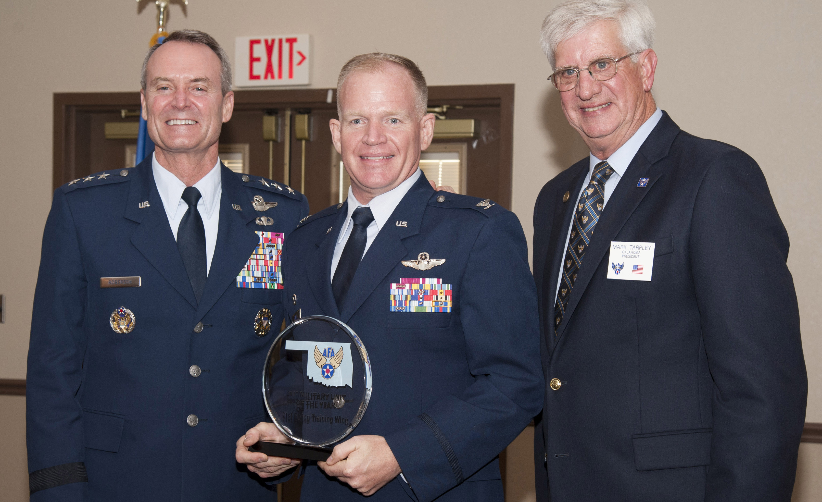 Team Vance earns AFA Military Unit of the Year > Vance Air Force Base