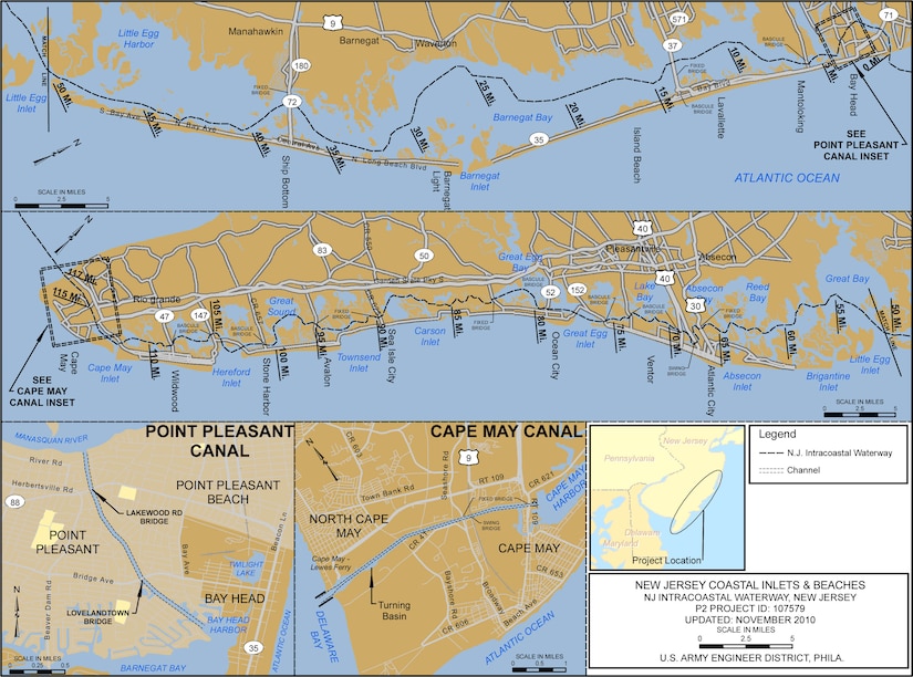 New Jersey Intracoastal Waterway > Philadelphia District & Marine ...