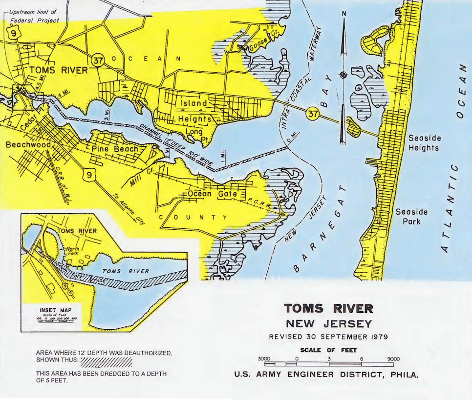 Toms River Project Index Map