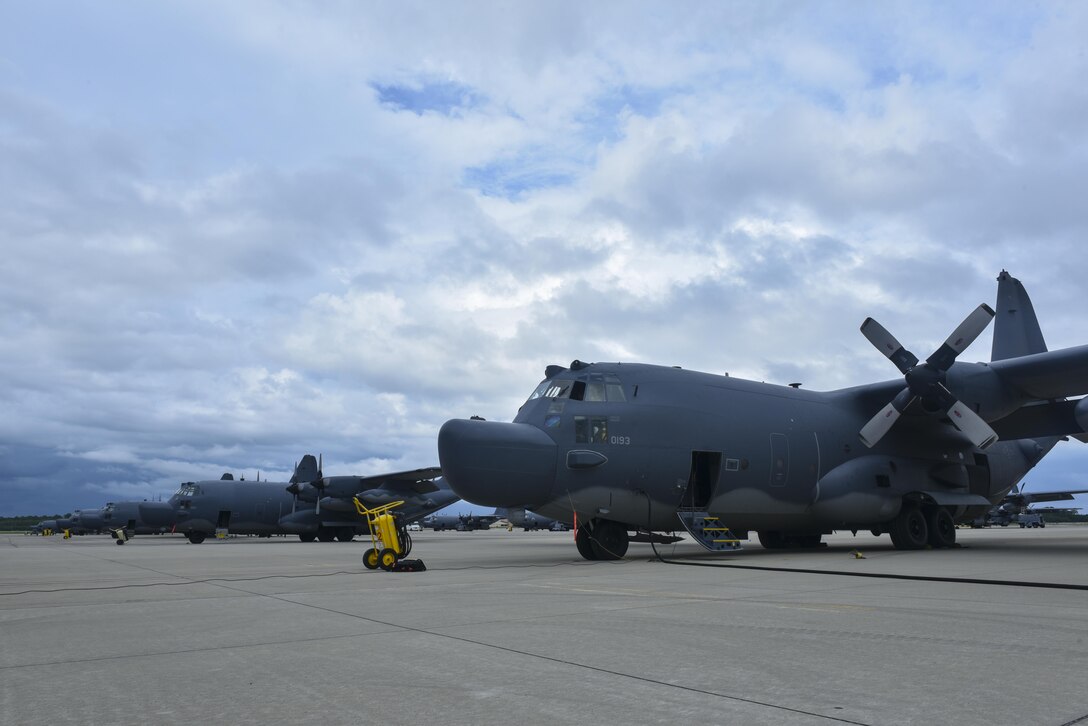 The Combat Talon II provides infiltration, exfiltration, and resupply of special operations forces and equipment in hostile or denied territory anytime, anyplace. A 15th Special Operations Squadron MC-130H Combat Talon II crew executed a personnel airdrop, low-level terrain flying and touch-and-go landings to ensure their combat mission readiness at Hurlburt Field, Fla., June 28, 2017. (U.S. Air Force photo by Airman 1st Class Joseph Pick)