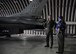 U.S. Air Force Col. David G. Shoemaker, 8th Fighter Wing commander, speaks with retired Lt. Col. Roy Compton, 3rd Bomb Wing veteran and former B-26 navigator, June 30, 2017, during a tour at Kunsan Air Base, Republic of Korea. Visitors were able to tour the F-16 Fighting Falcon and meet with Wolf Pack leadership during their short tour of the installation. (U.S. Air Force photo by Staff Sgt. Victoria H. Taylor/Released)