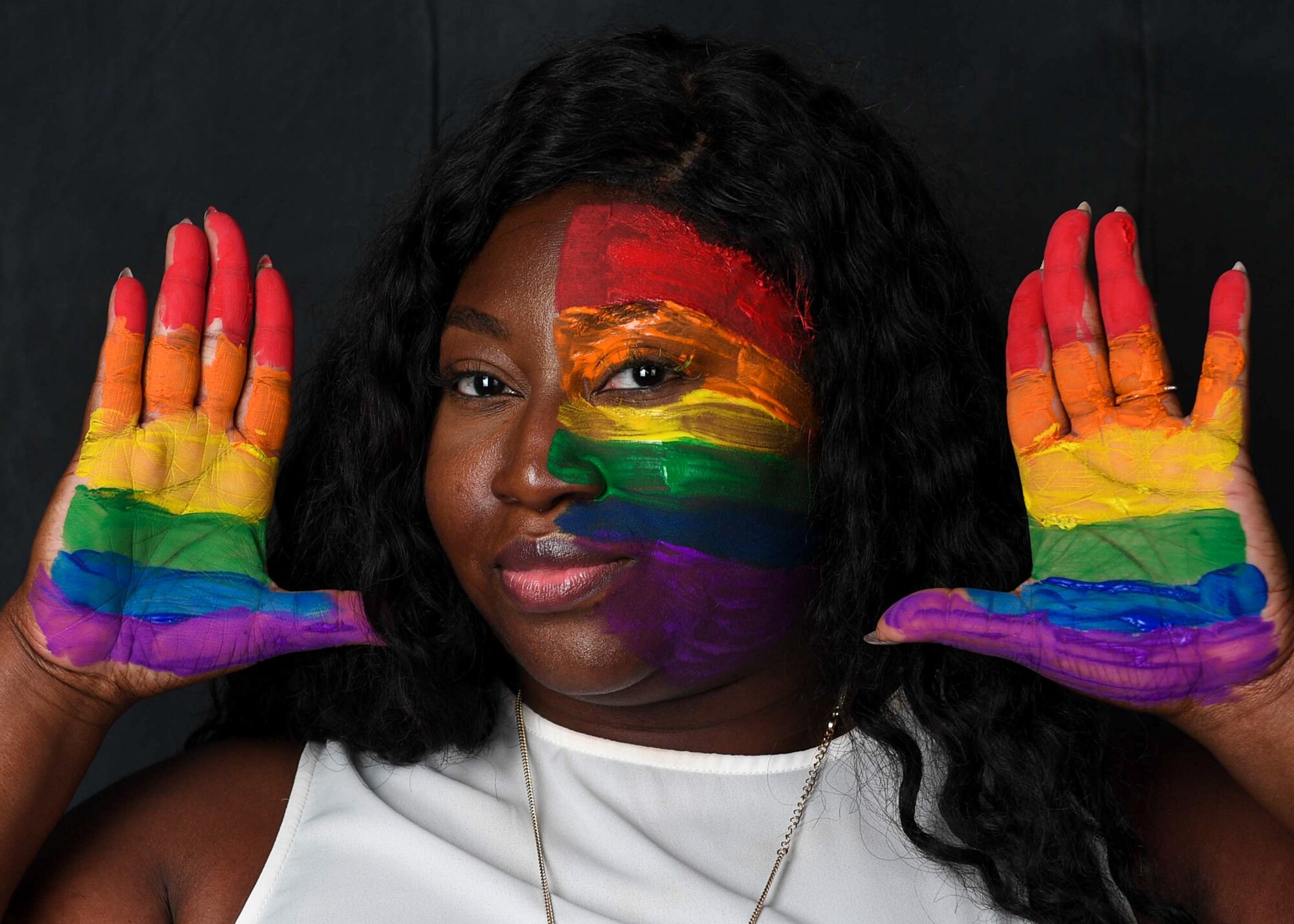 "I celebrate pride because of what it represents. Pride is a celebration of life. It is place where everyone is accepted. No prejudice. No judgements. Just people coming together in the name of love, humanity, and equality."-Jaukena Jackson-Albers, Team Ramstein member