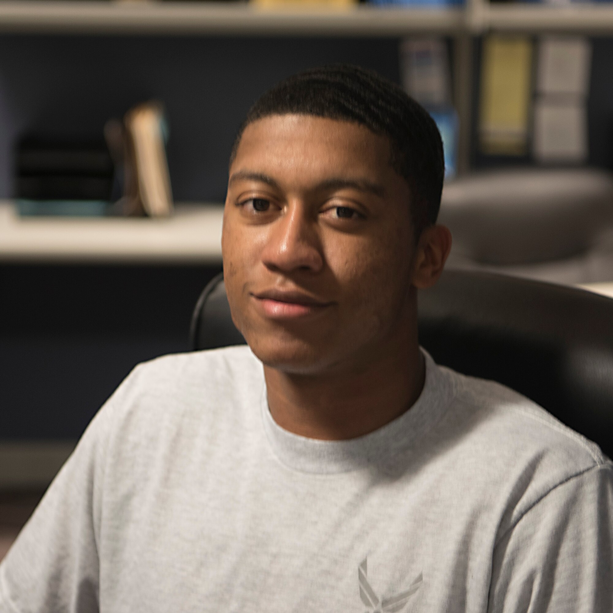 PETERSON AIR FORCE BASE, Colo. - “I think I’m going to go up to Denver and hang out with some friends,” said Airman 1st Class Mario James, 21st Logistics Readiness Squadron traffic management apprentice, at Peterson Air Force Base, Colo., June 28, 2017. (U.S. Air Force photo by Steve Kotecki)

