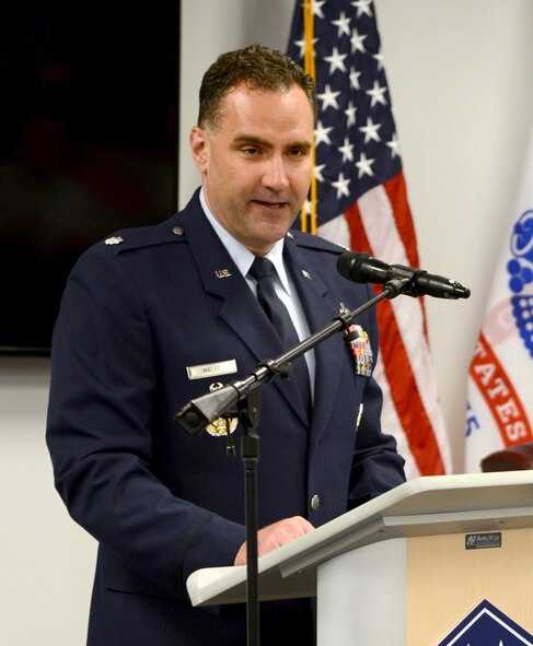 Lt. Col. James Malec, Jr. assumed command of Defense Logistics Agency Aviation at Oklahoma City from outgoing commander Col. Kenton Ruthardt during a change of command ceremony June 23. Col. Malec will serve as the DLA face to the customer for all DLA organizations at Tinker and will be responsible for the daily operations of all retail-level supply, storage and distribution support to the Oklahoma City Air Logistics Complex, which includes over 600,000 customer orders annually.