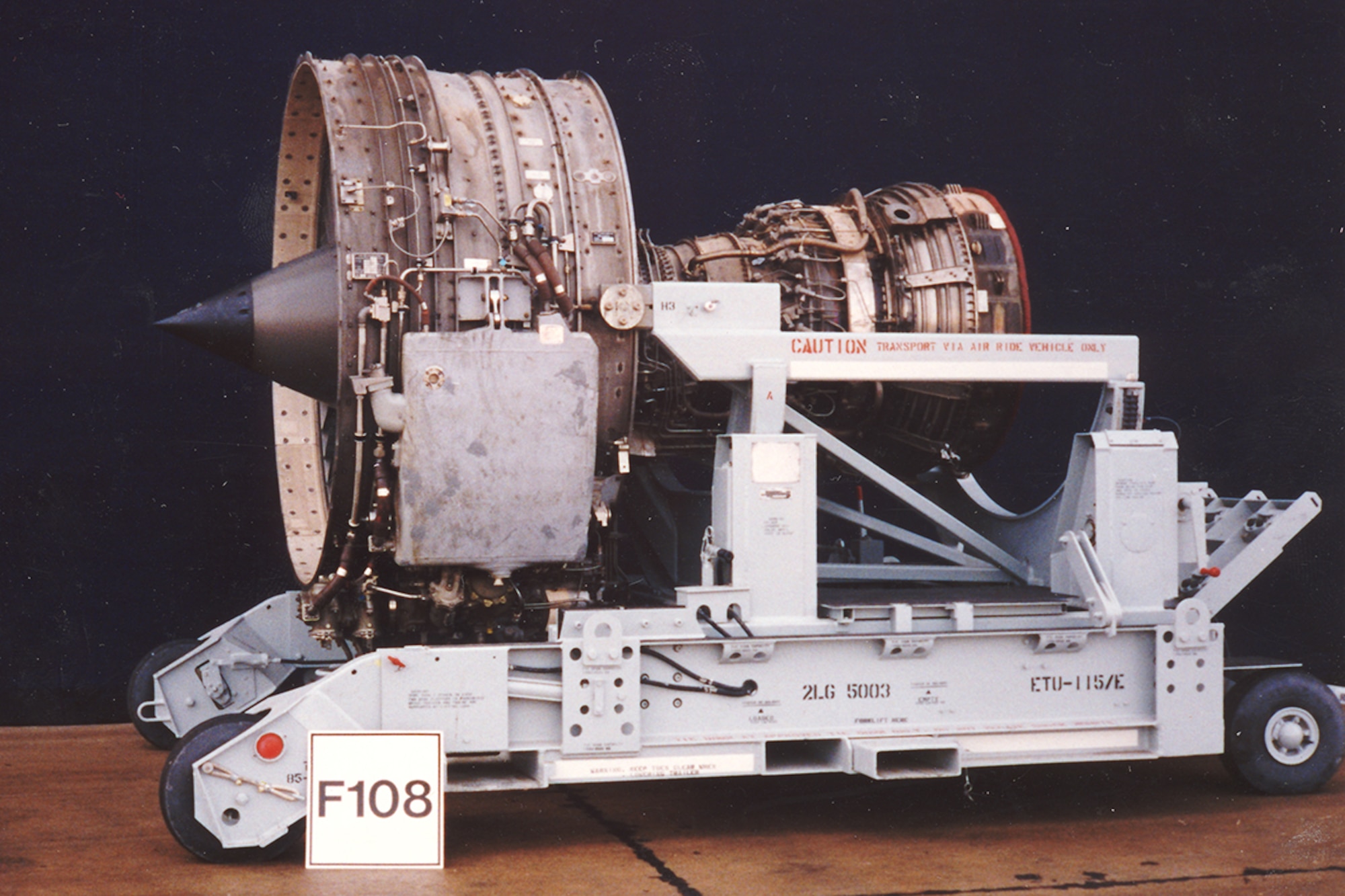 The military derivative of the CFM56 engine is designated F108 and powers U.S. military aircraft such as the KC-135R Stratotanker, RC-135 family of reconnaissance aircraft and the Navy’s E-6B Mercury. (Photo courtesy of Tinker History Office)