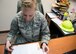 This week's Rock Solid Warrior is Staff Sgt. Brooke Byerley, a 386th Expeditionary Civil Engineer Squadron construction manager and Pass and ID liaison, deployed from Altus Air Force Base, Okla. The Rock Solid Warrior program is a way to recognize and spotlight the Airmen of the 386th Air Expeditionary Wing for their positive impact and commitment to the mission. (U.S. Air Force photo/Senior Airman Andrew Park)
