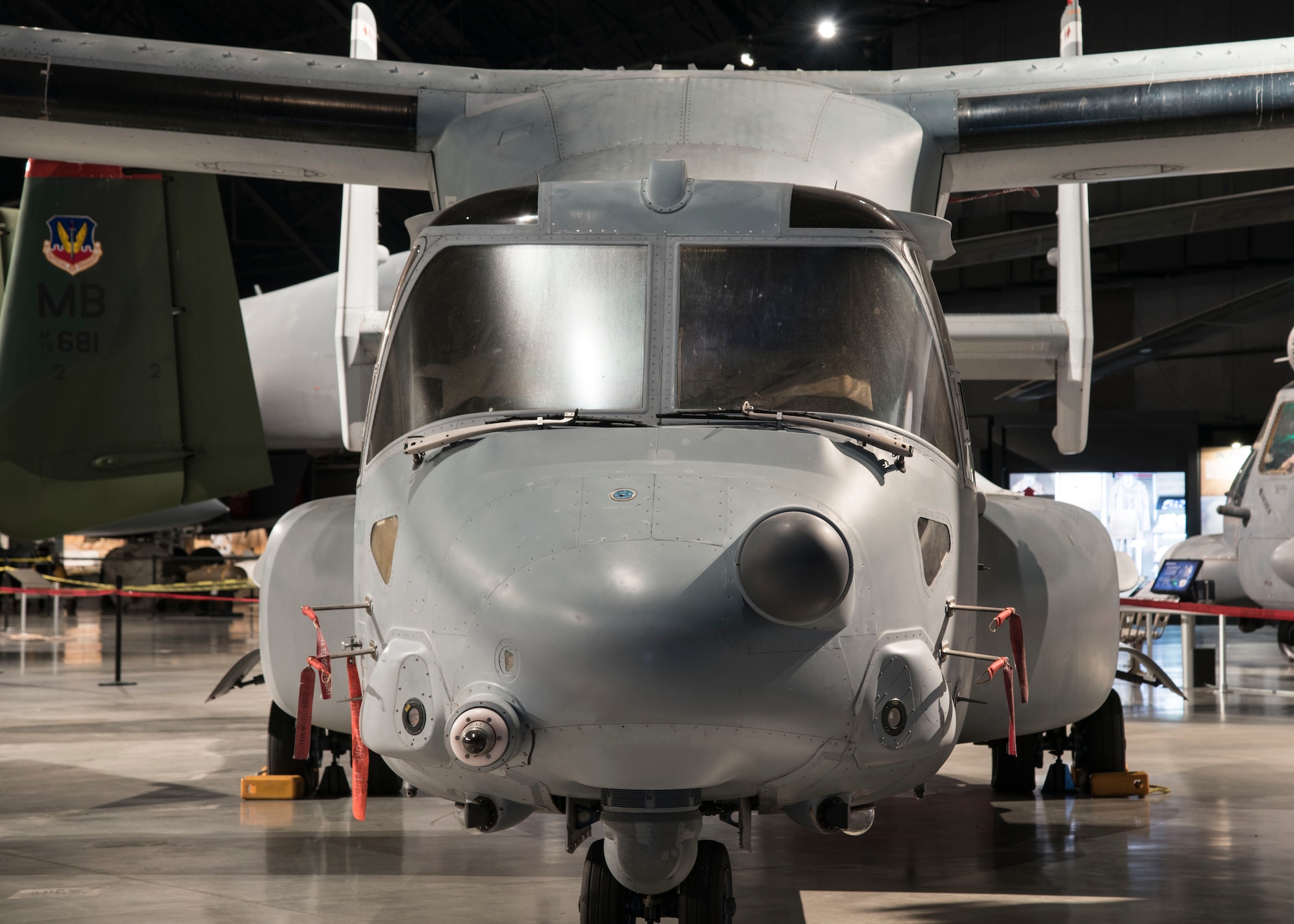 DAYTON, Ohio -- The Bell-Boeing CV-22B Osprey on display in the Cold War Gallery at the National Museum of the U.S. Air Force.(U.S. Air Force photo by Ken LaRock)
