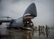 A U.S. Army UH-60 Black Hawk helicopter is unloaded from an Air Mobility Command C-5M Super Galaxy at Riga International Airport, Latvia, March 1, 2017. Five Black Hawk helicopters will be deployed to Latvia as part of a larger contingent of helicopters and personnel deployed to support Operation Atlantic Resolve, a U.S. commitment to maintaining peace and stability in the European region. (U.S. Air Force photo/Tech. Sgt. Ryan Crane)