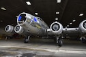 DAYTON, Ohio (02/2017) -- Restoration crews cleaned the Boeing B-17F Memphis Belle, and moved it to another hangar with additional space on Feb. 22, 2017 at the National Museum of the United States Air Force. (U.S. Air Force photo by Ken LaRock)