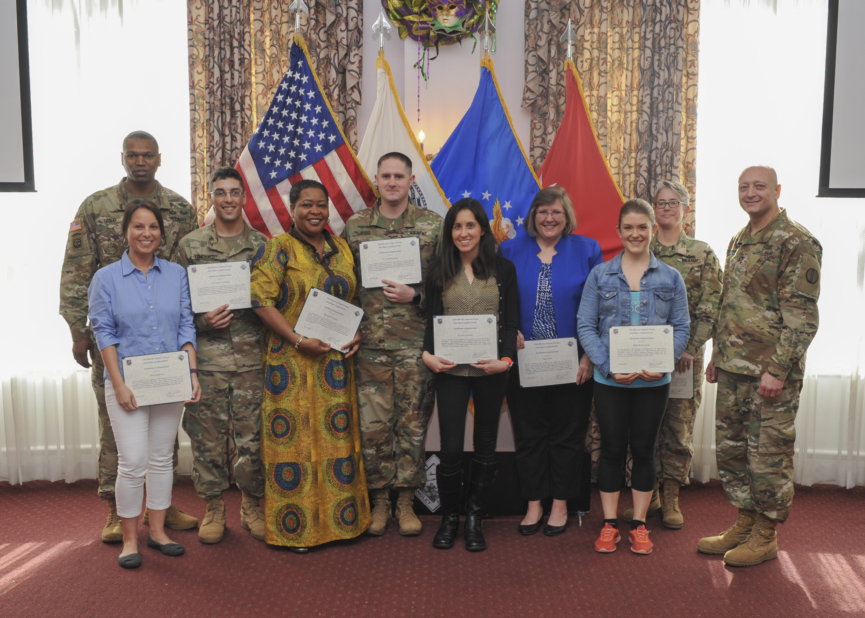 Fort Eustis honors volunteers > Joint Base LangleyEustis > Article Display