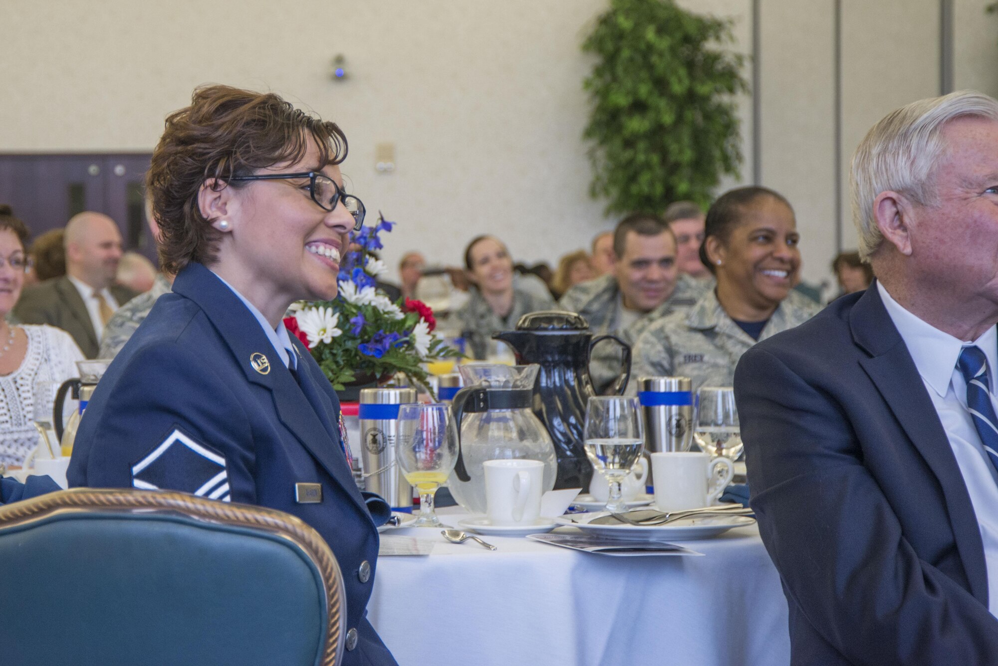 Scott hosted a National Prayer Breakfast on Feb. 24 with the theme of “Faith worked 100 years ago and faith works now.” The guest speaker for the event was Maj. Gen. Dondi Costin, Headquarters U.S. Air Force chief of chaplains. During the event Costin said, “Faith worked 3,000 years ago, the same way it worked 100 years ago, it will work 3,000 years from today and the message is this: God has designed us in such a way that we can overcome. God wants to be your resource if you’ll let him be. Faith works. What I encourage you to do is, work your faith.”
