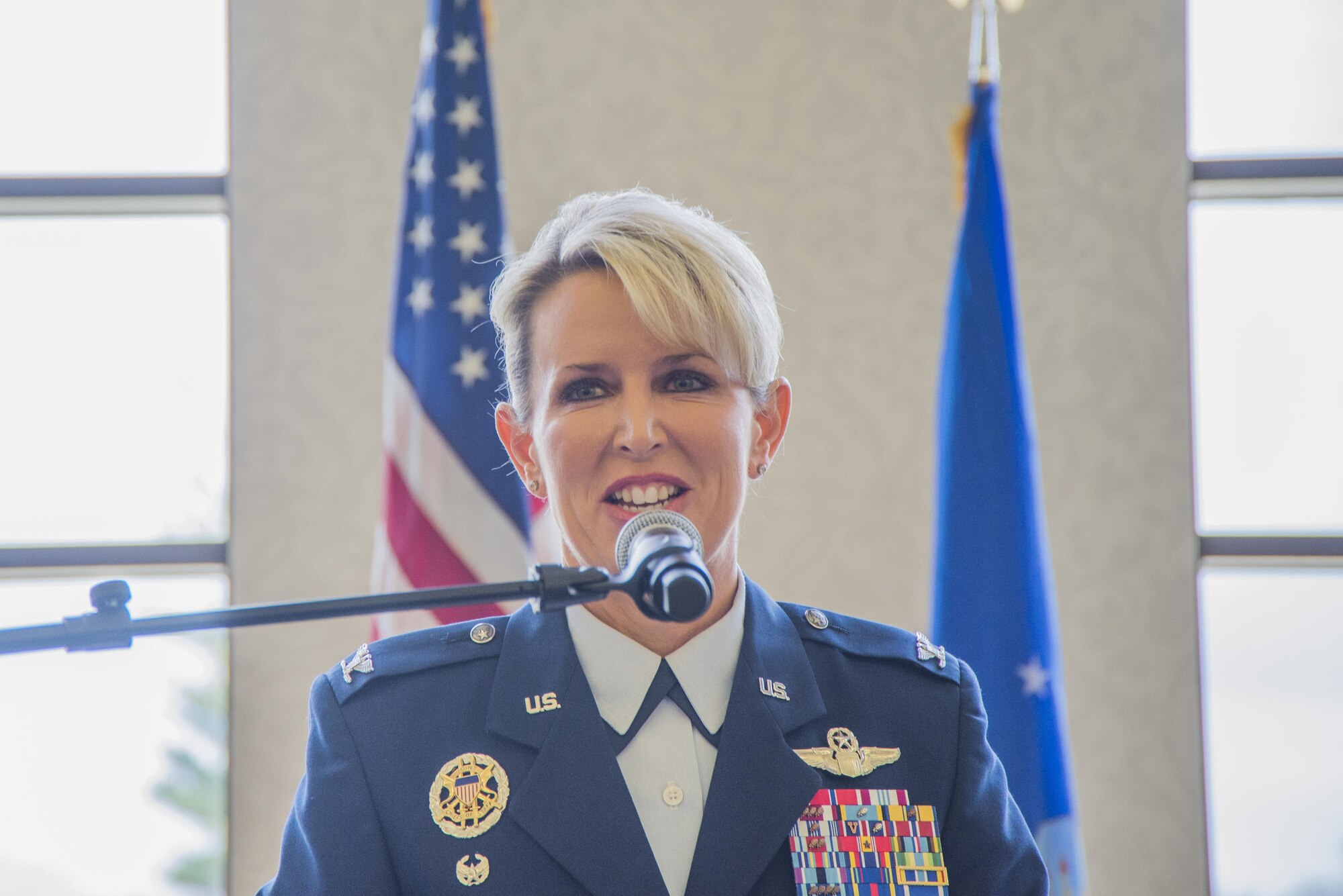 Scott hosted a National Prayer Breakfast on Feb. 24 with the theme of “Faith worked 100 years ago and faith works now.” The guest speaker for the event was Maj. Gen. Dondi Costin, Headquarters U.S. Air Force chief of chaplains. During the event Costin said, “Faith worked 3,000 years ago, the same way it worked 100 years ago, it will work 3,000 years from today and the message is this: God has designed us in such a way that we can overcome. God wants to be your resource if you’ll let him be. Faith works. What I encourage you to do is, work your faith.”