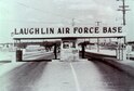 The main gate of Laughlin Air Force Base, Texas, in 1957. (Courtesy photo)