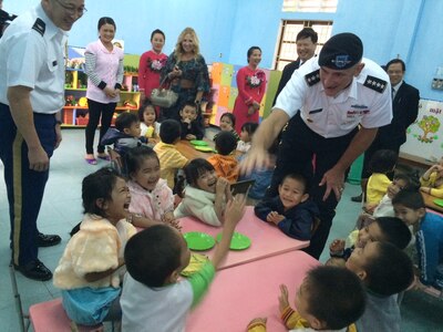 United States Army Pacific, Commanding General, Gen. Robert B. Brown officially handed over the Quang Phuoc Kindergarten to the local community on February 24, 2017. This United States Army Corps of Engineers Humanitarian Assistance project is the result of hard work and a comprehensive total-government approach to build trust and deepen the relationship between the United States and Vietnam. 