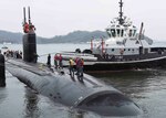 The Los Angeles-class attack submarine USS Santa Fe (SSN 763) is moored at Fleet Activities Yokosuka. Santa Fe is visiting Yokosuka for a port visit. U.S. Navy port visits represent an important opportunity to promote stability and security in the Indo-Asia-Pacific region, demonstrate commitment to regional partners and foster relationships. 