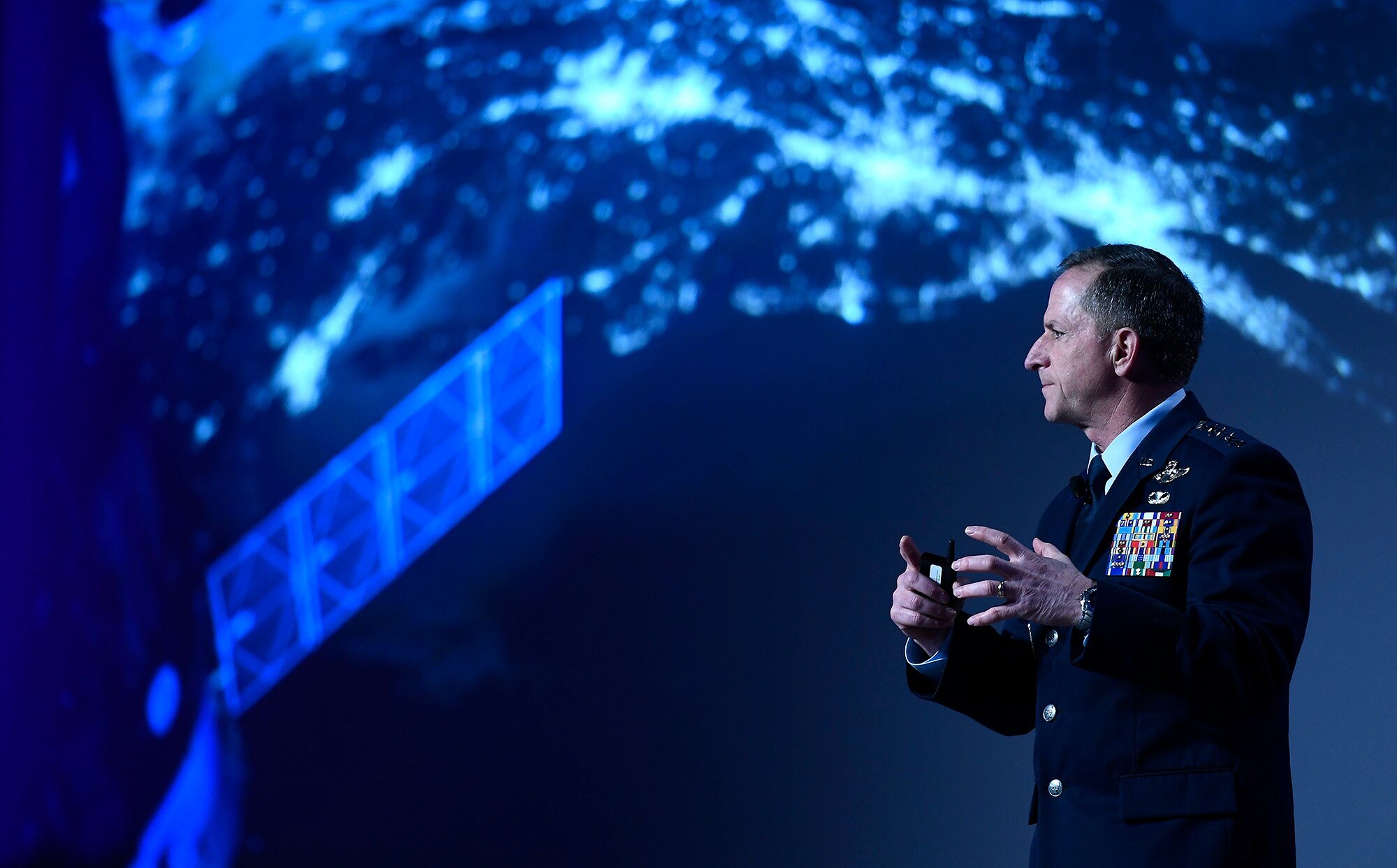 Air Force Chief of Staff Gen. David L. Goldfein gives his "Air Force Update," at the Air Force Association Air Warfare Symposium March 2, 2017, in Orlando, Fla. (U.S. Air Force photo/Scott M. Ash)