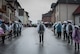 Musical performers march in a parade during fasching, a festival held across Europe, in the city of Ramstein, Germany, Feb. 28, 2017. Often throughout these festivals is loud music played by dozens of groups parading through the streets. (U.S. Air Force photo by Senior Airman Lane T. Plummer)