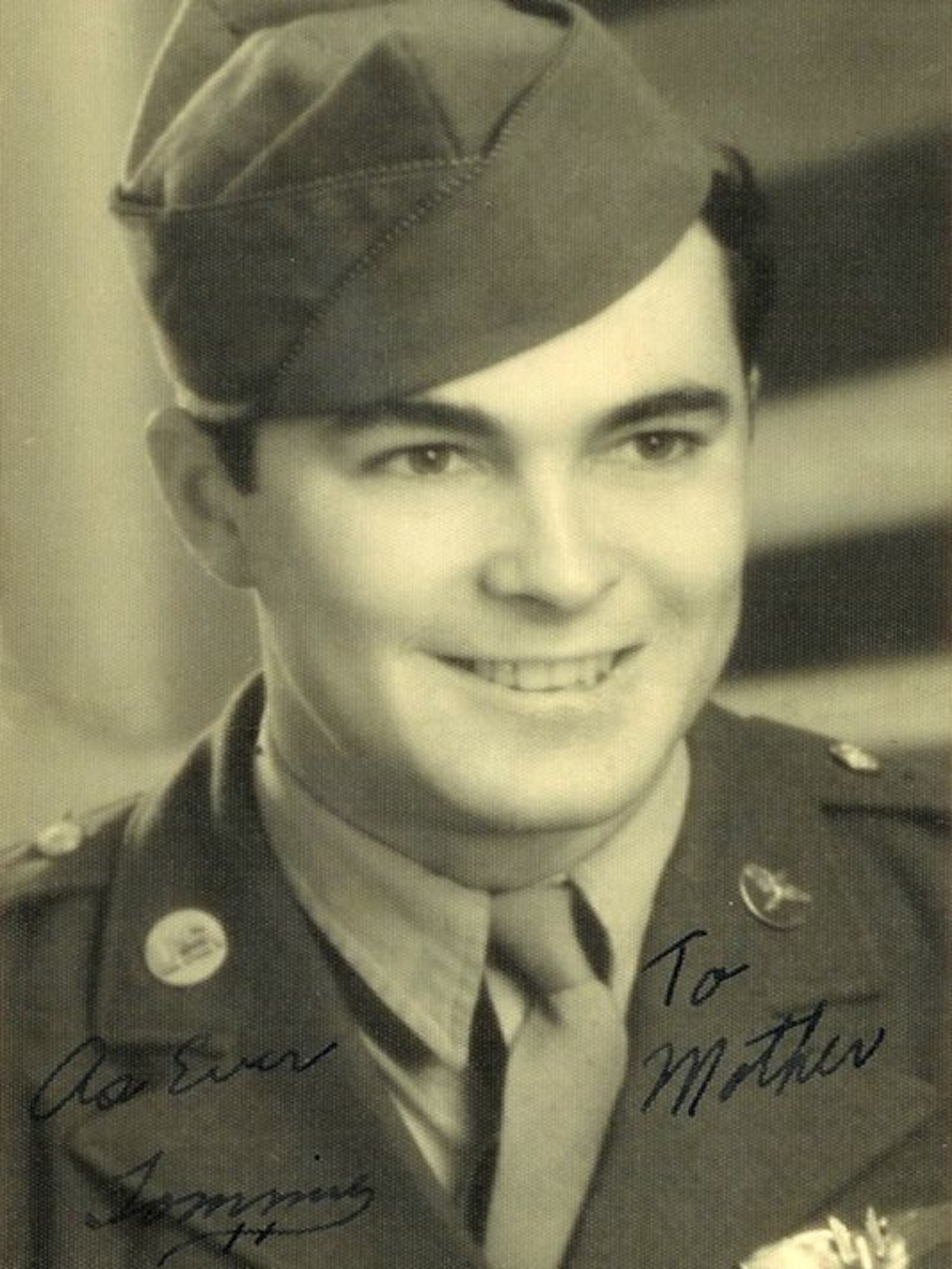 Thomas Boyd in a portrait taken circa 1945. Boyd served as a B-24 Liberator tail gunner for the 455th Bomb Group during World War II. (Courtesy Photo)