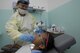 Master Sgt. Millicent Cavazos cleans Luz Dari’s teeth during last year’s Dental Readiness Training Exercise at the Rio San Juan hospital, Dominican Republic. The DENTRETE, which is part of the 2016 NEW HORIZONS exercise, provides an opportunity for U.S. military dentists and dental technicians to practice their craft in a deployed environment. (U.S. Air Force photo by Master Sgt. Chenzira Mallory/released) 