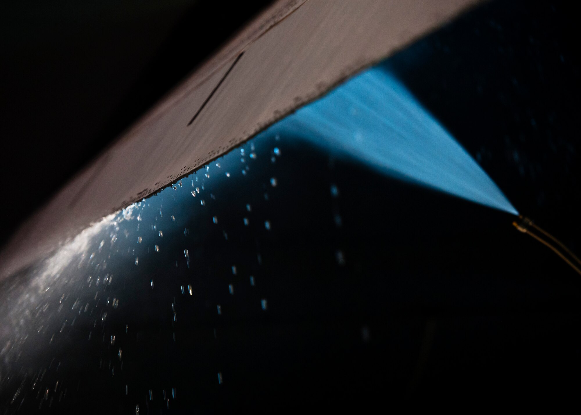 Airmen from the 5th Aircraft Maintenance Squadron wash a B-52H Stratofortress at Minot Air Force Base, N.D., Feb. 14, 2017. It takes the nine-Airman team two days and approximately 10 gallons of soap to wash each jet when it comes in for its routine wash every 120 days. (U.S. Air Force photo/Senior Airman J.T. Armstrong)