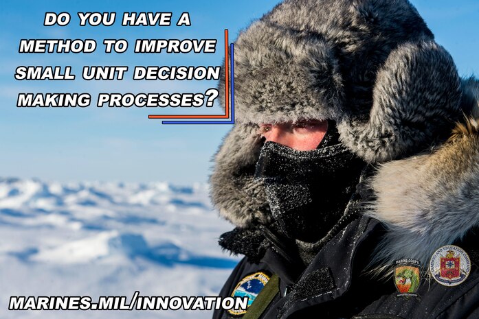 Commandant of the Marine Corps' Innovation Challenge hosted by TECOM promotional poster. Challenge ends March 31. To submit ideas visit www.marines.mil/innovation or you can visit to review and vote on others' submissions.